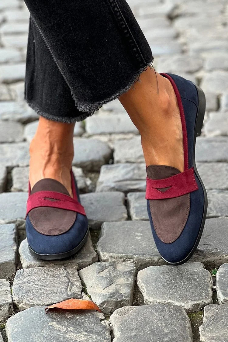 CASUAL TRICOLORE LOAFERS