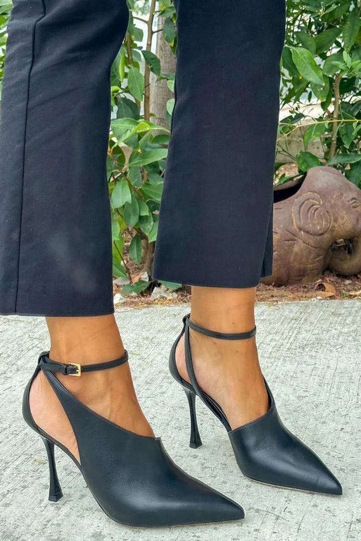 Bella Passo Flavia Pointed Toe Décolleté with Ankle Strap