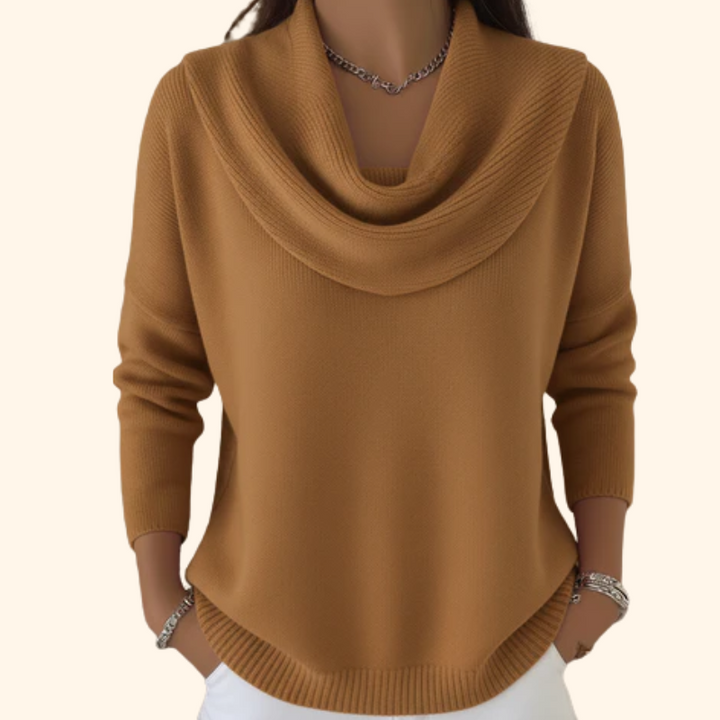Victoire™ | Soft Cowl Neck Sweater