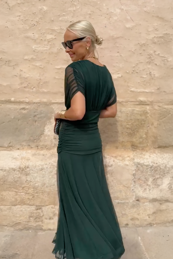 Atelier Nuit – Floral V-Neck Maxi Dress