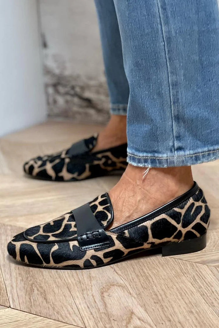 Bella Passo Vittoria Animal Print Loafers