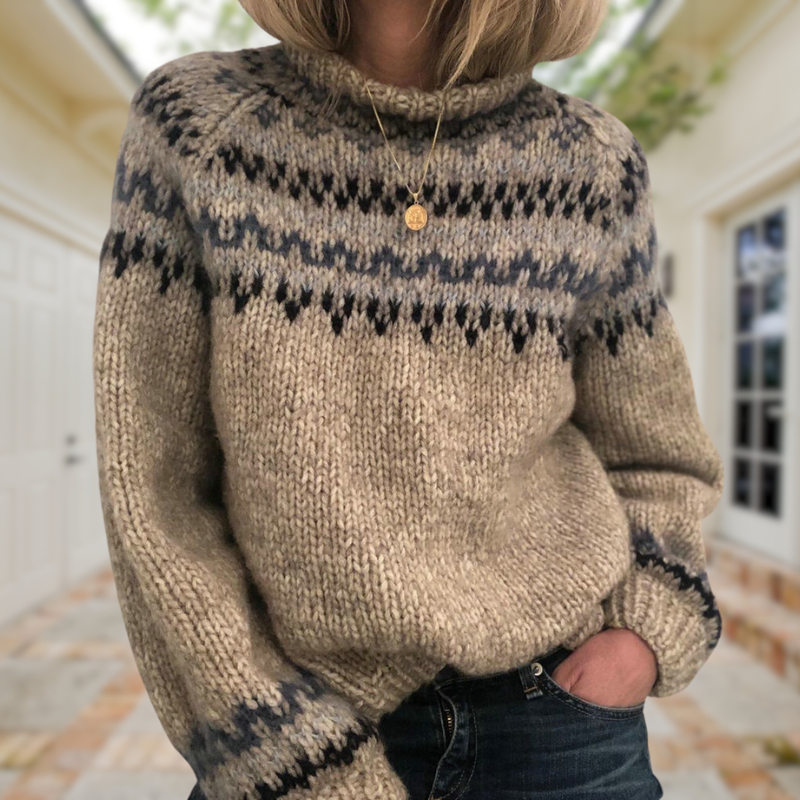 Layla™ - Comfortable Retro Sweater