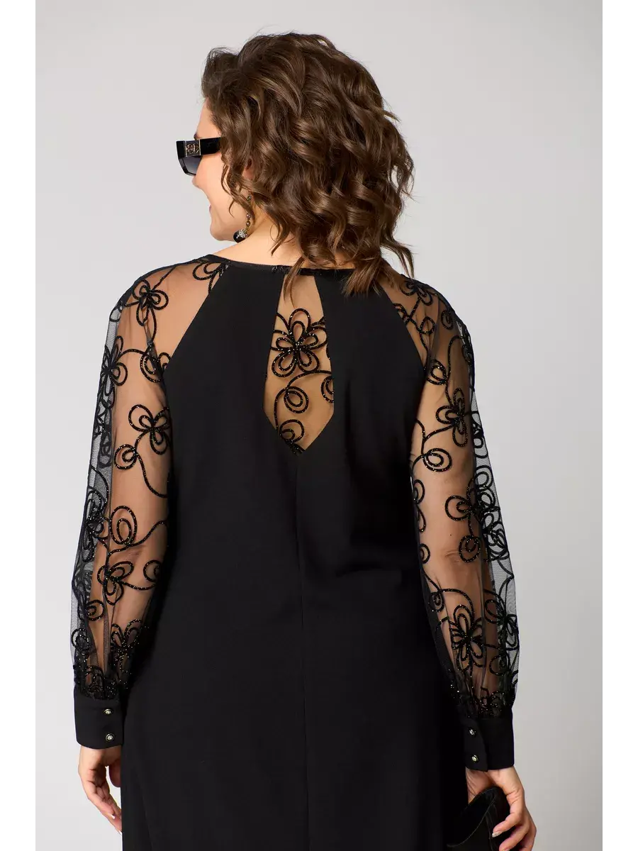 Everly | Elegant Dress with Lace Sleeves