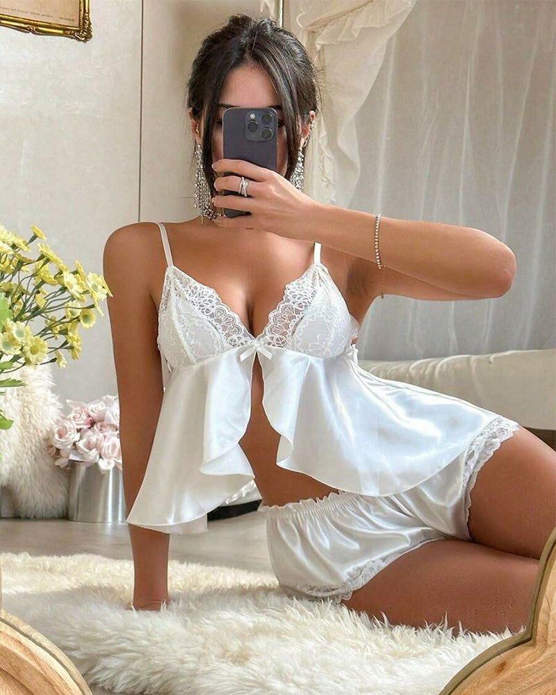 Atelier Nuit | Seraphine Lace Pajama Set