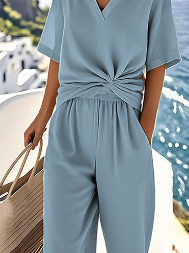 Calista Drape Elegant Set in Premium Style