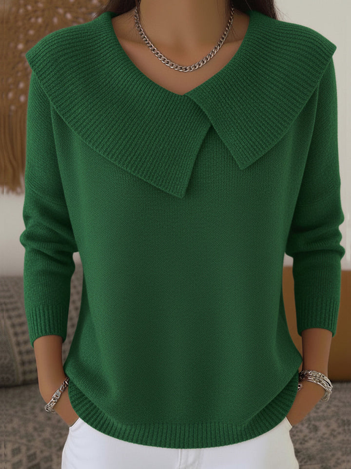 Lucia™ | Warm Sweater with Soft Collar