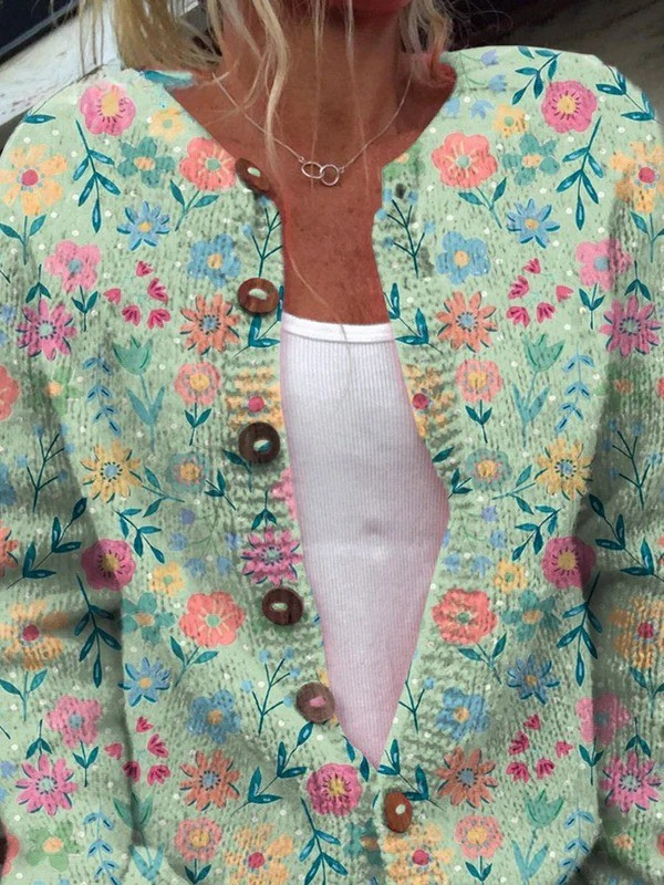 Camélia™ | Floral Prairie Cardigan