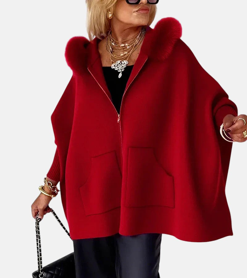 Winslow & Co. Hooded Coat with Fur