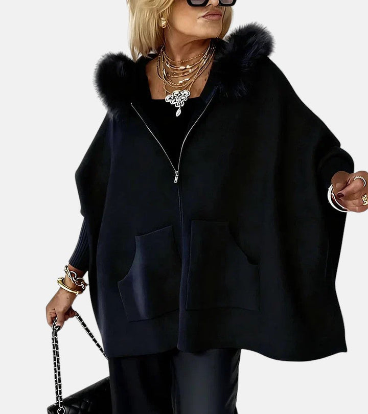 Winslow & Co. Hooded Coat with Fur