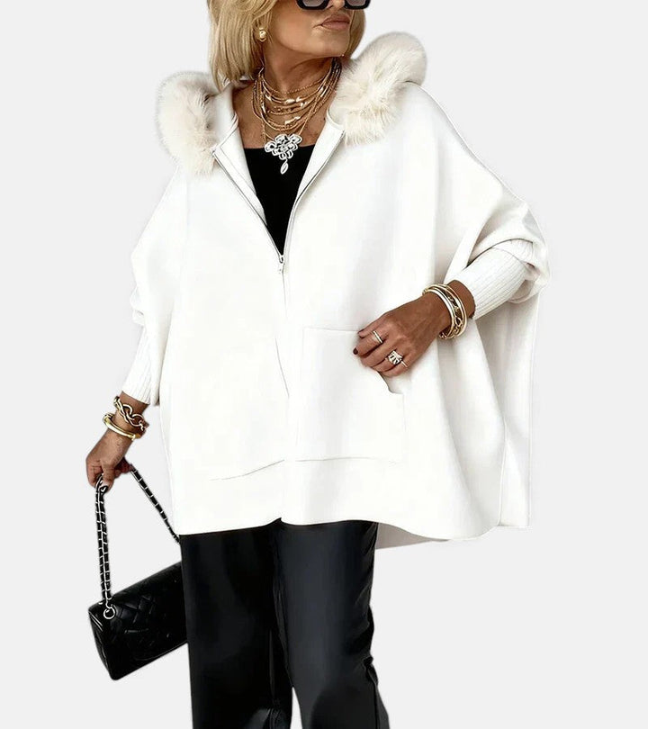 Winslow & Co. Hooded Coat with Fur