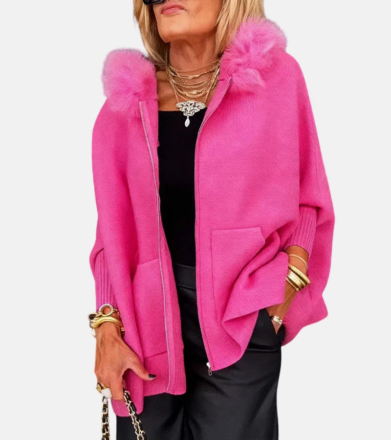 Winslow & Co. Hooded Coat with Fur