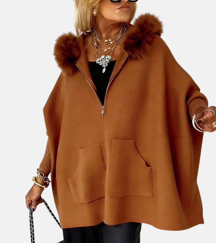 Winslow & Co. Hooded Coat with Fur