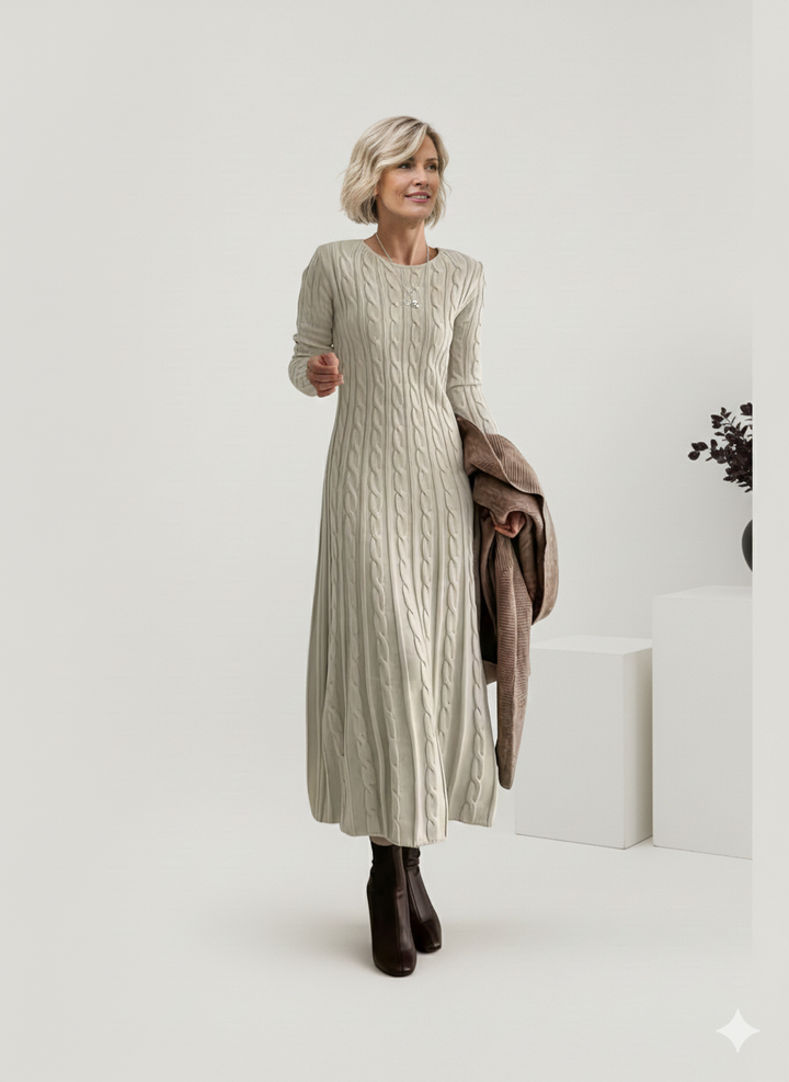 Harper Lane | Elegant Knit Maxi Dress