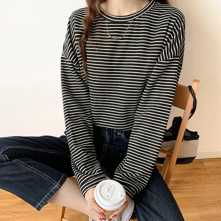 Classic Striped Cotton Tee
