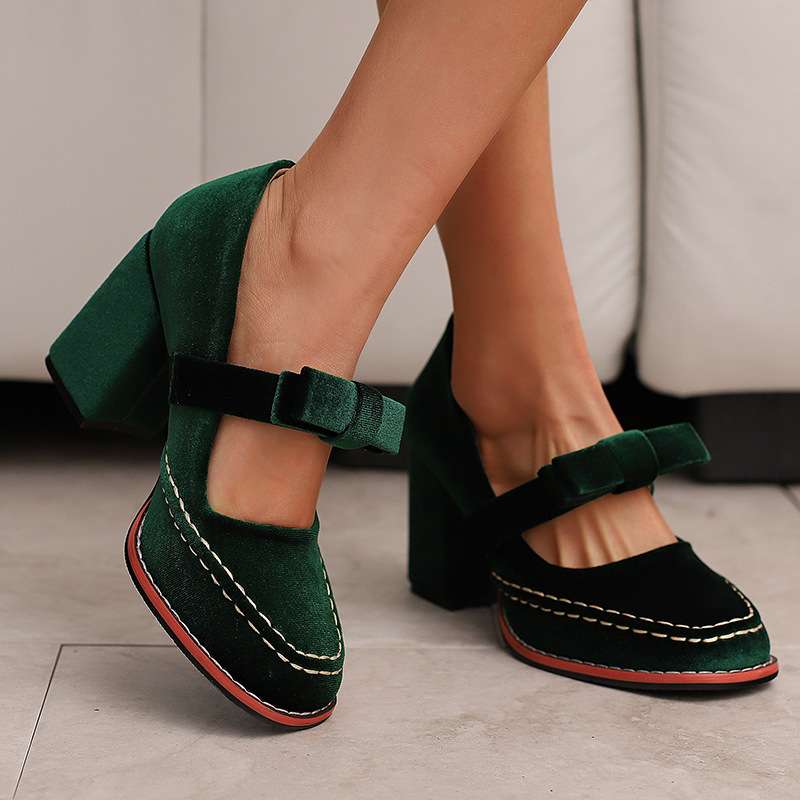 Alessia Velvet Loafers