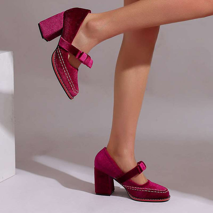 Alessia Velvet Loafers