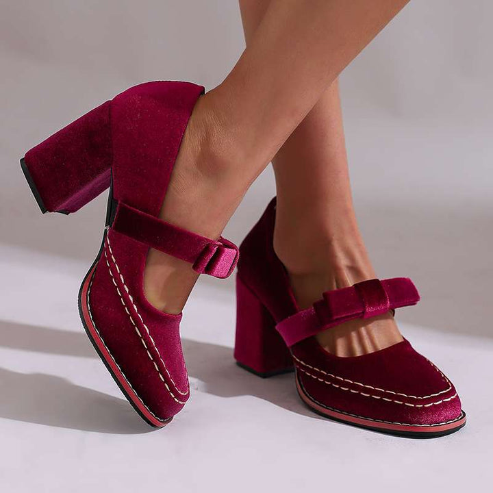 Alessia Velvet Loafers