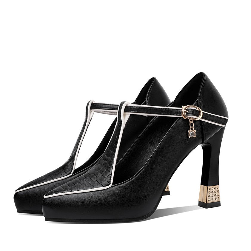 Aurora – T-Bar Jewel Heels