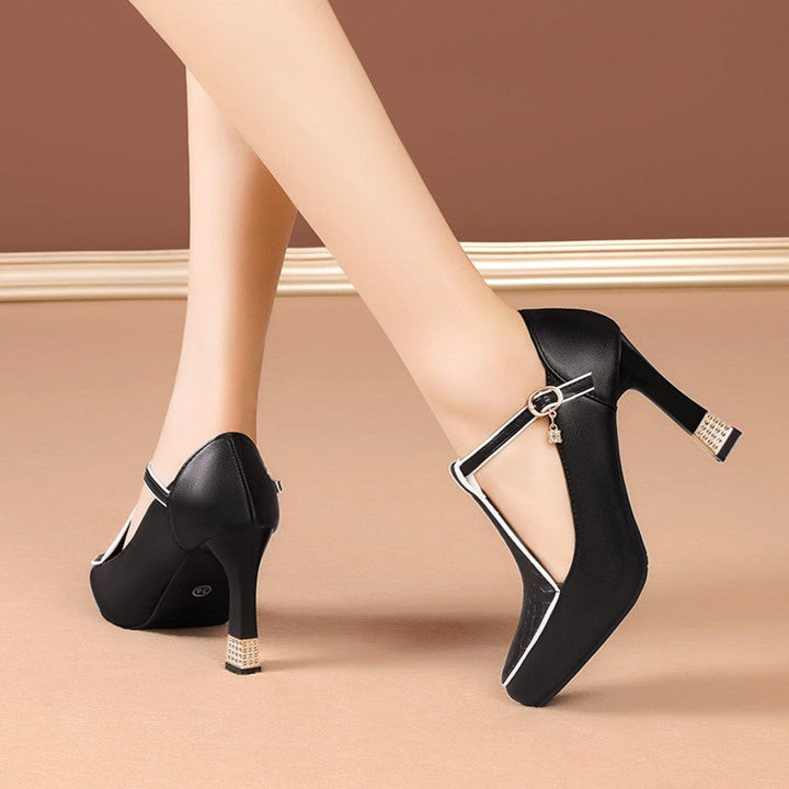 Aurora – T-Bar Jewel Heels