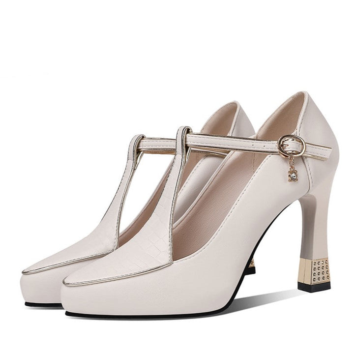 Aurora – T-Bar Jewel Heels