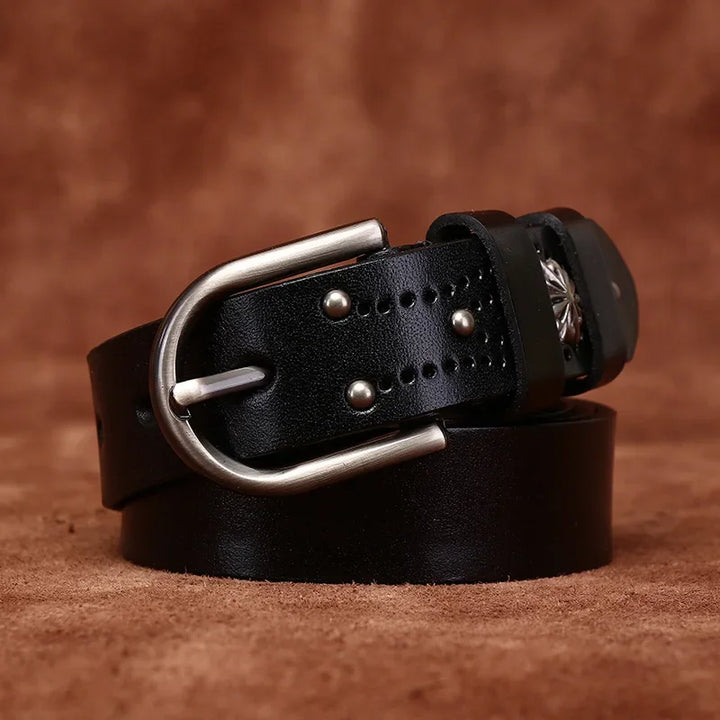 Rodeo Cowhide Belt