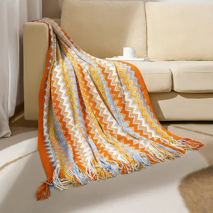 Geometric Throw Blanket