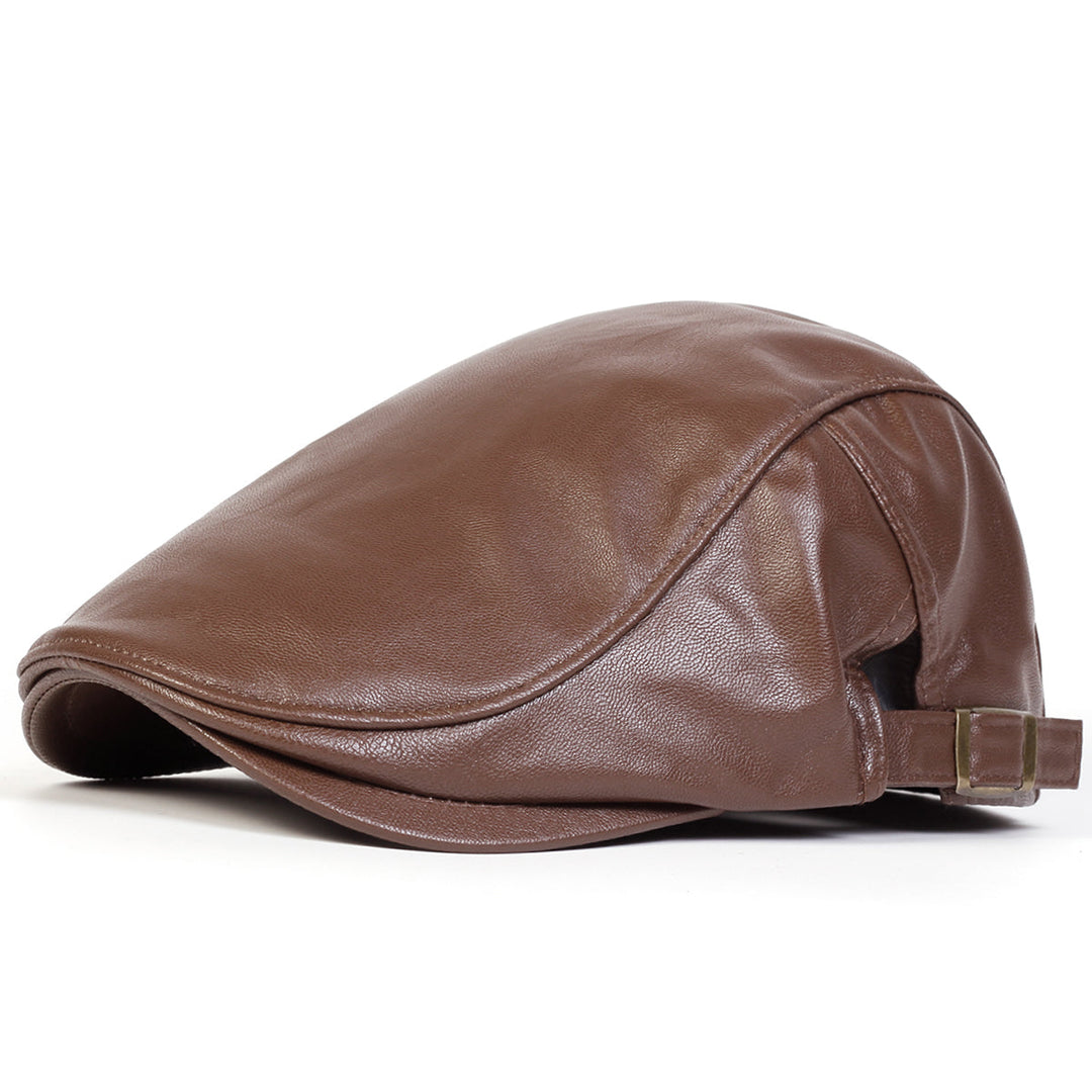 Leather Driver Cap
