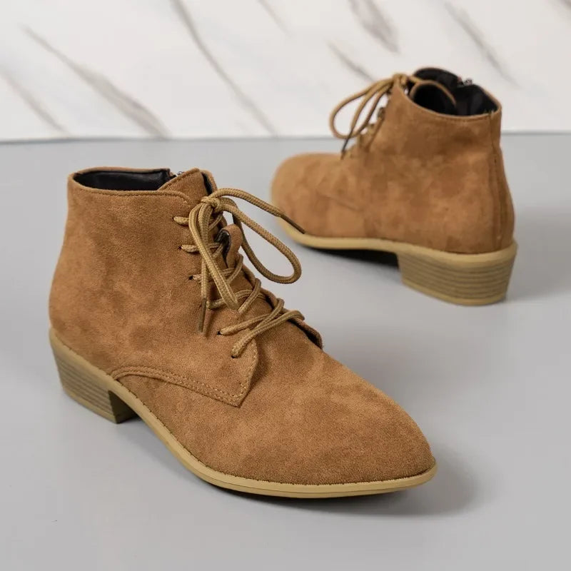Lace-Up Ankle Boot