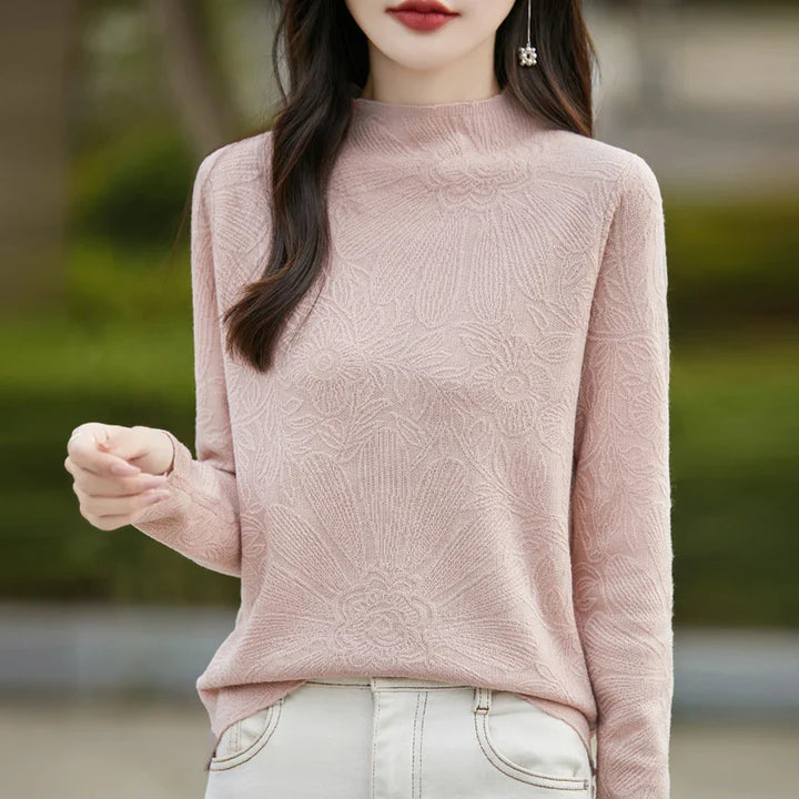 Floral Cashmere Sweater