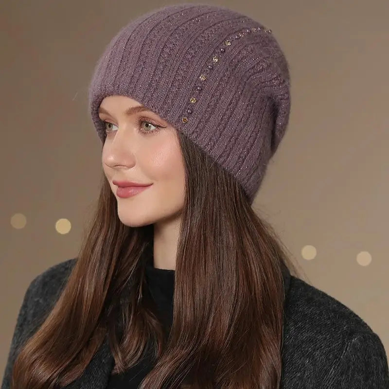 Coral Wool Beanie
