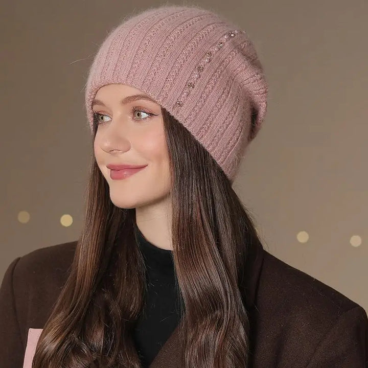 Coral Wool Beanie