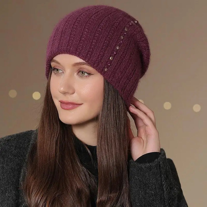Coral Wool Beanie