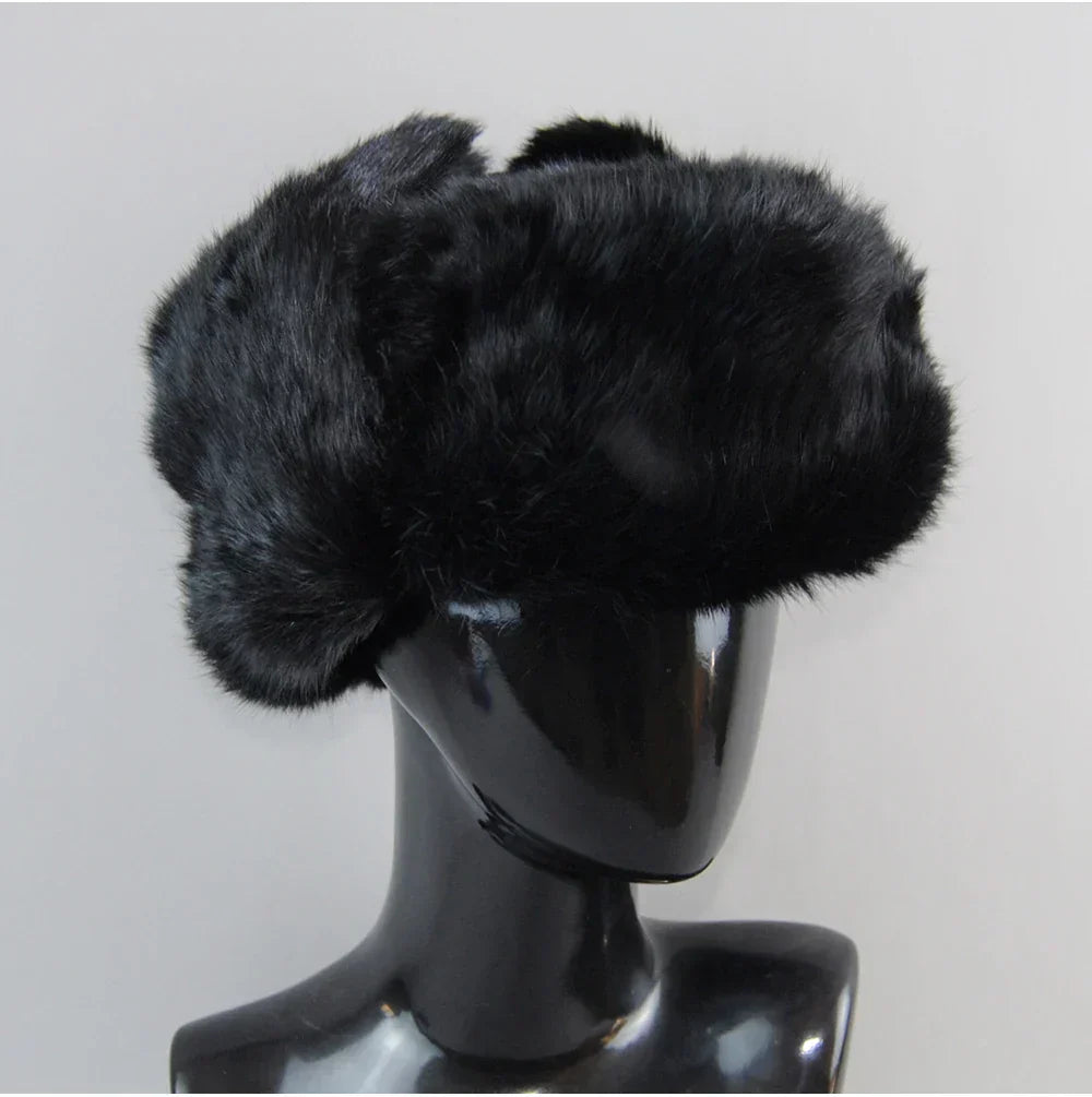 Valland Genuine Rabbit Fur Hat