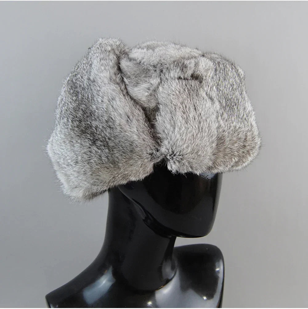 Valland Genuine Rabbit Fur Hat