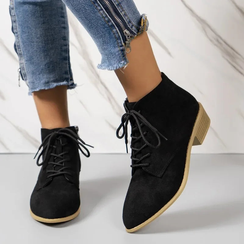 Lace-Up Ankle Boot