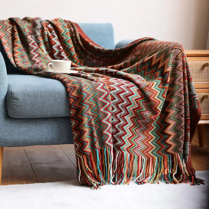 Geometric Throw Blanket