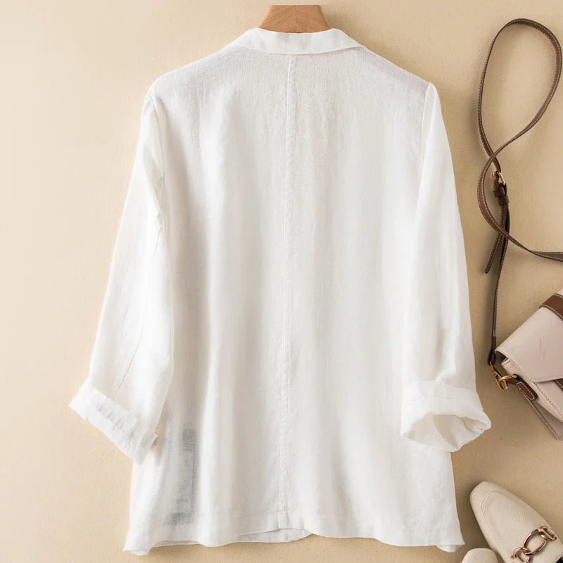 Viara™ Linen Blazer