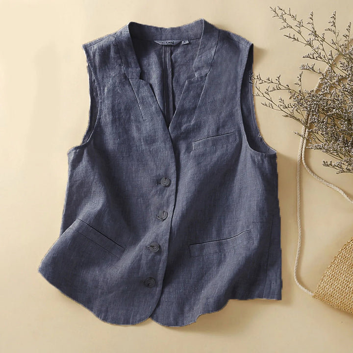 Valestre Linen Vest
