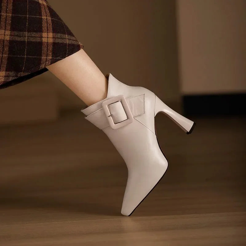 Aveline Ankle Boots with Buckle