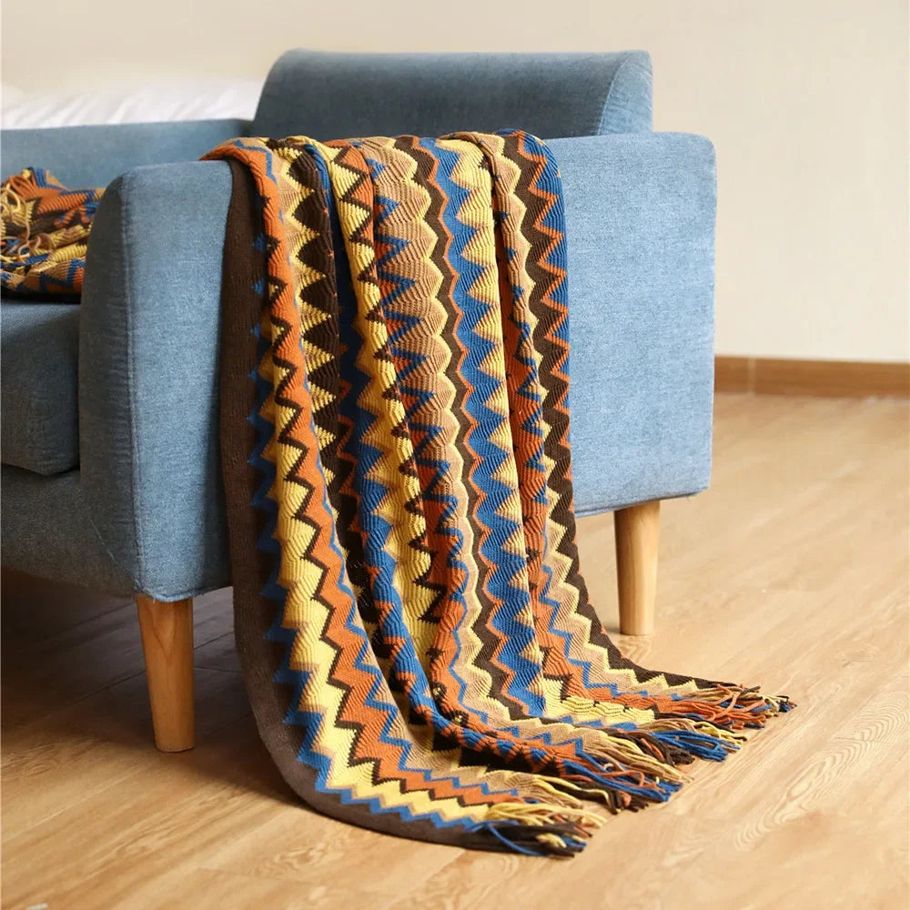 Geometric Throw Blanket