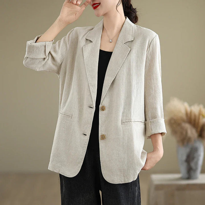 Classic Linen Blazer