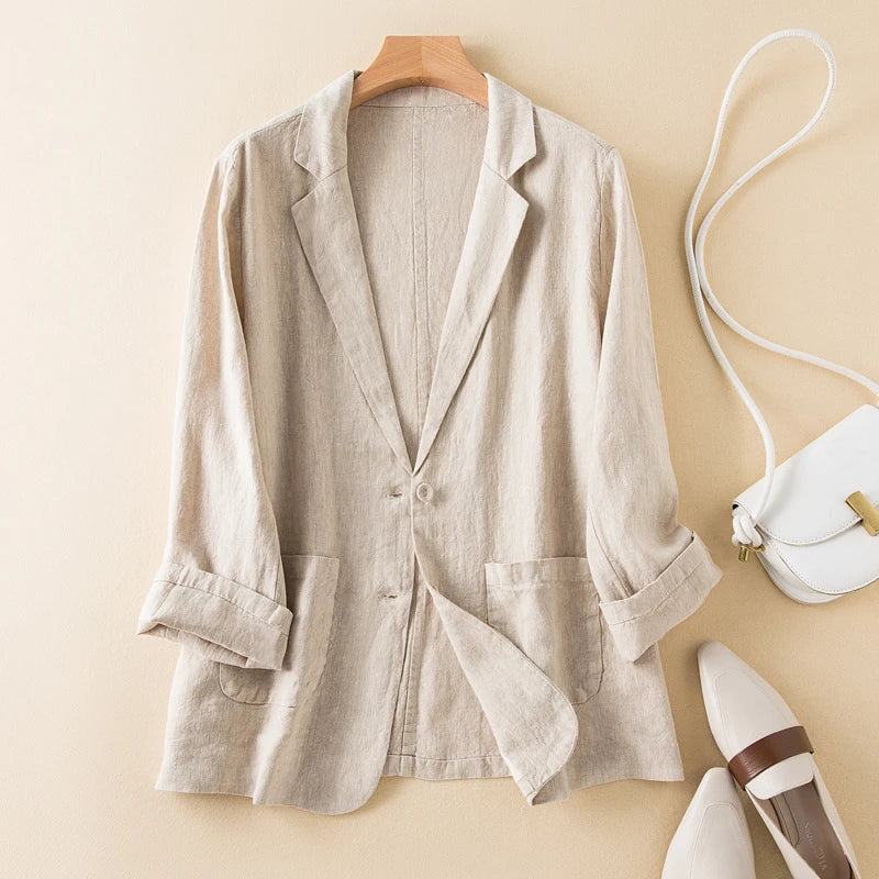 Viara™ Linen Blazer