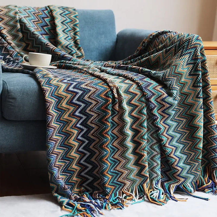 Geometric Throw Blanket