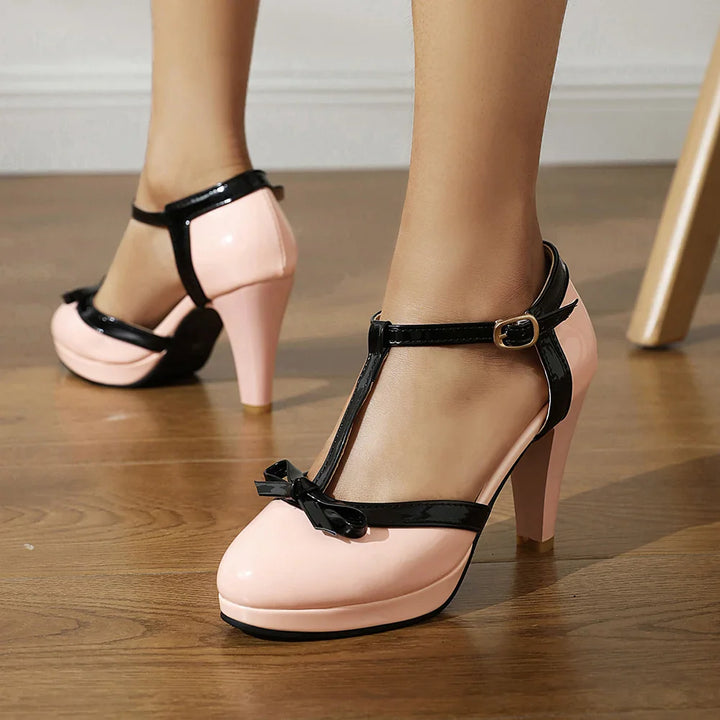 Classic T-Strap Heels