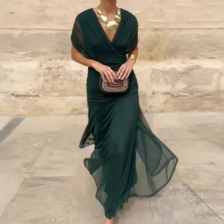 Laluna® | Elegant Dress with V-Neck