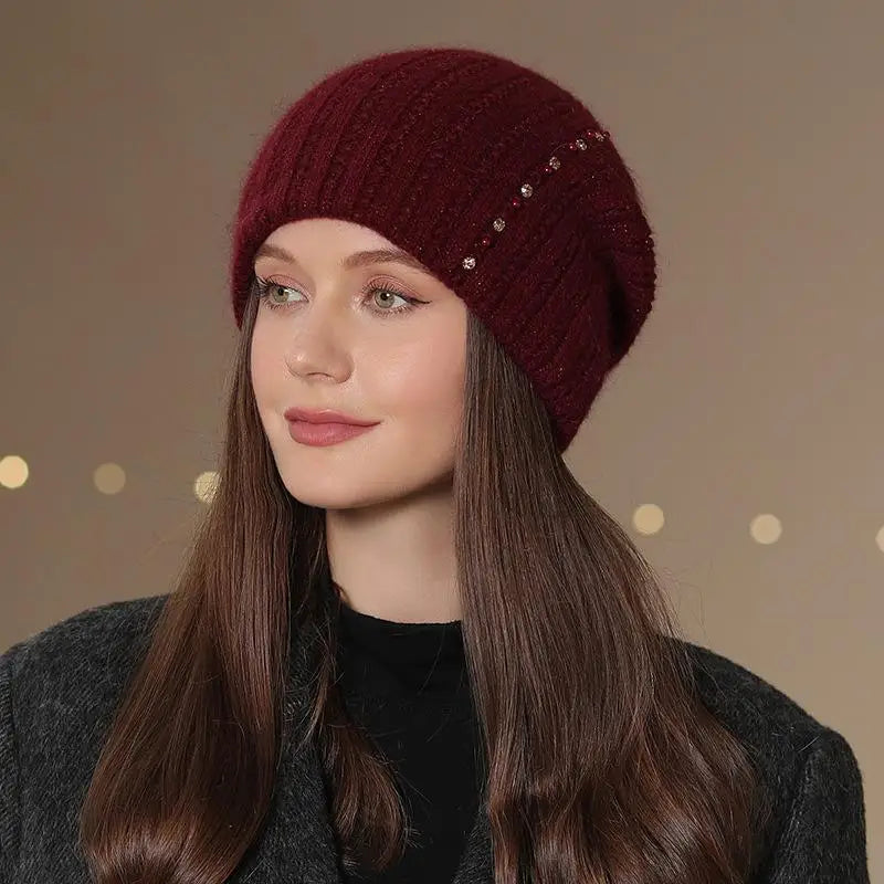 Coral Wool Beanie