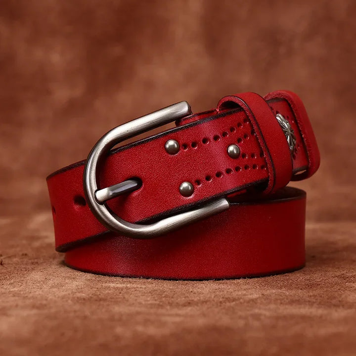 Rodeo Cowhide Belt