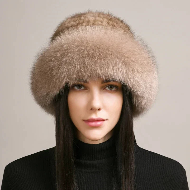 Vienna Genuine Mink Fur Hat