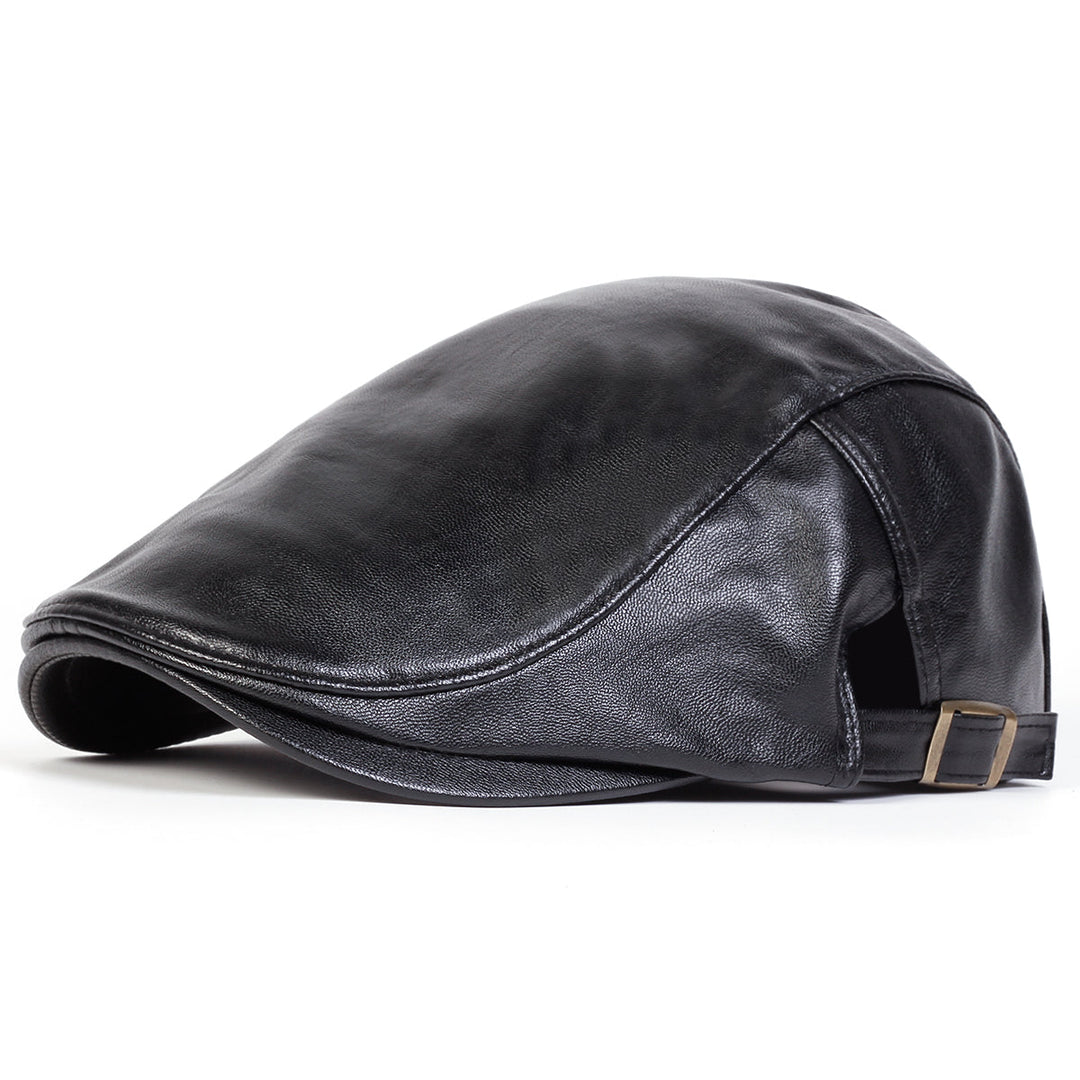 Leather Driver Cap