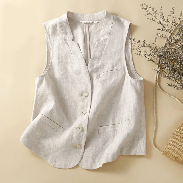 Valestre Linen Vest